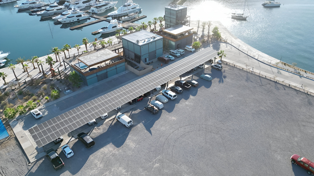 Carport solar ProEnergy — obra real
